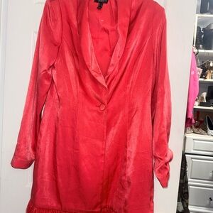 Aidan Mattox Vibrant Red Gown